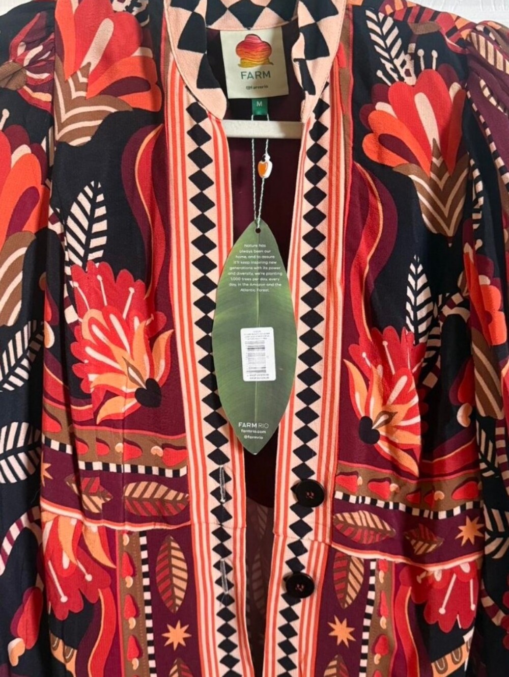 FARM Rio Red Multi Floral Maxi Dress - Picture 7 of 11